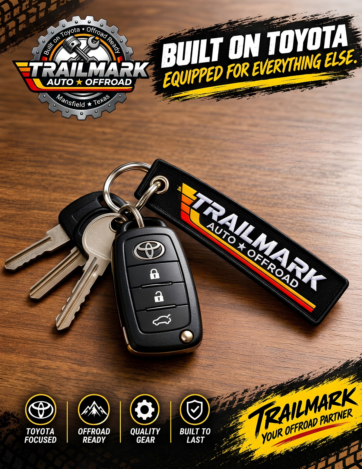 Trailmark Auto & Offroad keychain 1