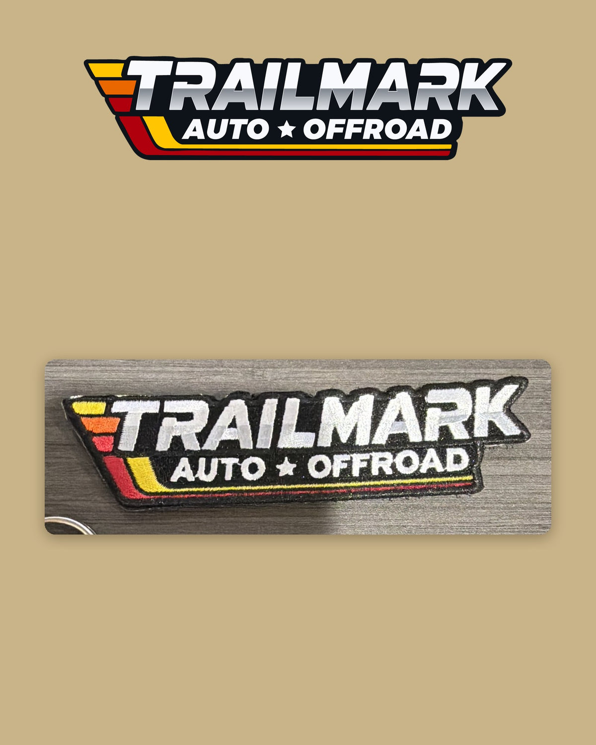 Trailmark Auto & Offroad embroidered patch