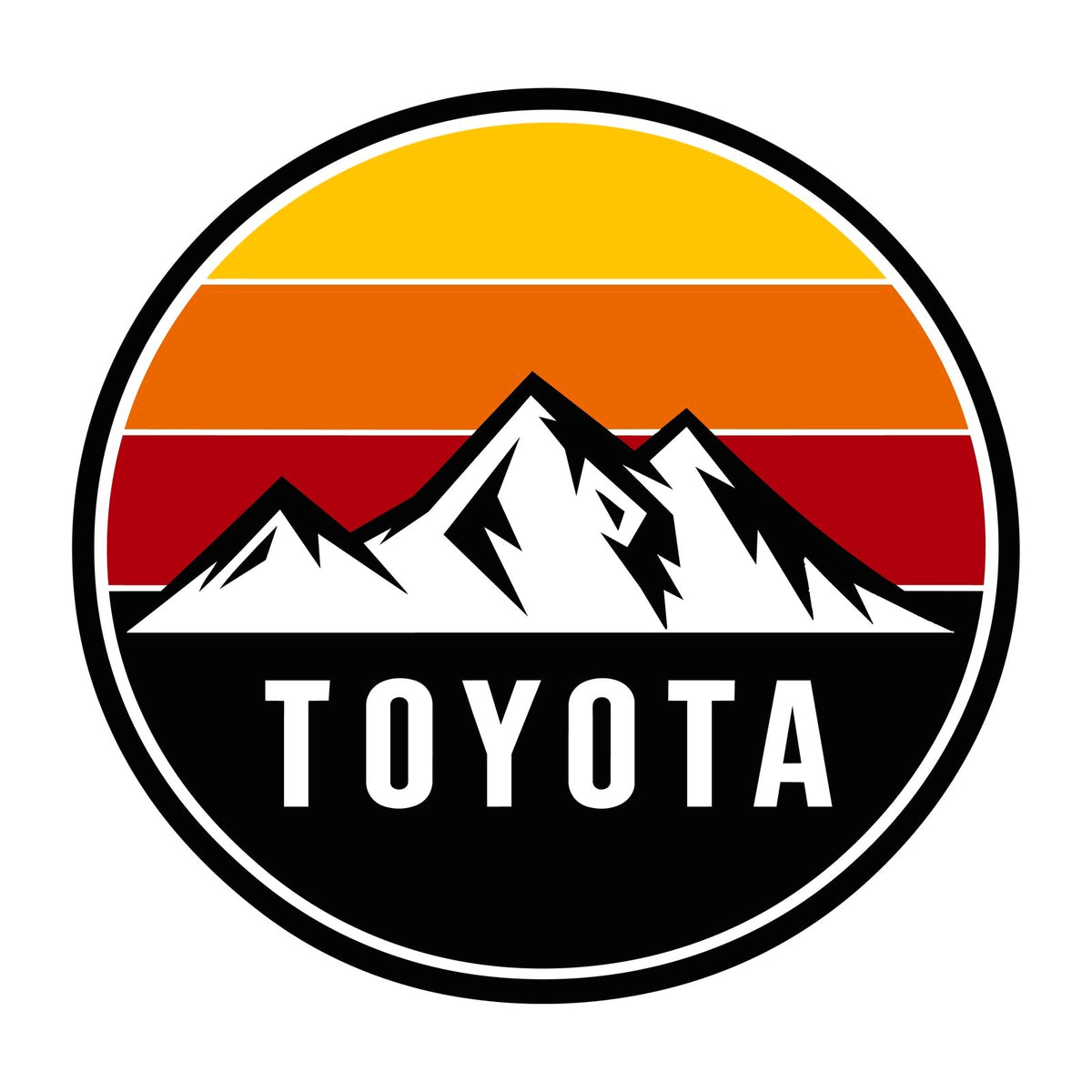 Trailmark sticker: Toyota Vintage
